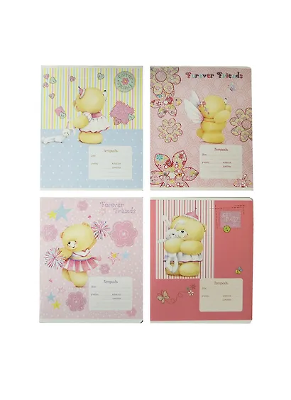 Тетрадь 18л кл. "МАЛЕНЬКАЯ ПРИНЦЕССА" мел.картон, выб.УФ-лак, фольга, ассорти, Forever Friends - фото 2
