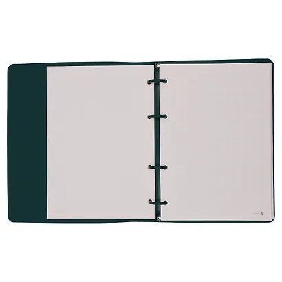 Тетрадь 120 листов, клетка, "Floreale. Smoky Sky" на кольцах - фото 2