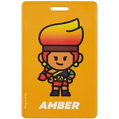 Обложка для проездного "Amber" 95*65, ПВХ, инд.уп., Brawl Stars - фото 1