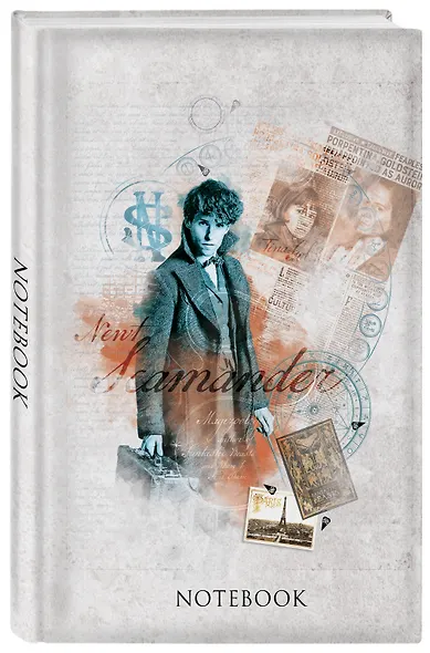 Блокнот. Фантастические твари. Ньют Саламандер (формат А5, 160 стр., контентный блок) - фото 2