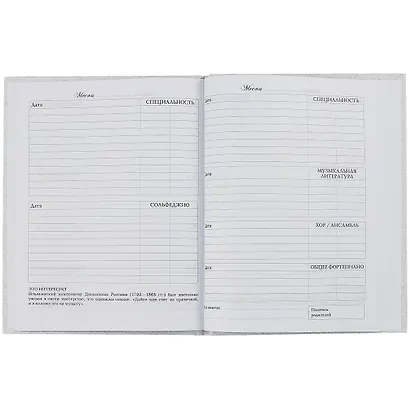 Дневник для муз.школ "Дизайн 15 (22)" 7БЦ, мат.ламинация, выб.лак - фото 2