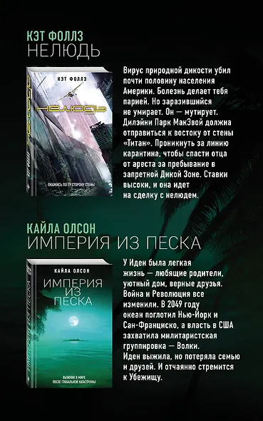 Поколение Исхода: YA постап (комплект из 2-х книг: Империя из песка, Нелюдь) - фото 2