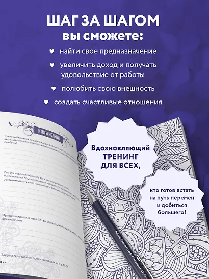 Маленькие шаги к себе. Ежедневник-тренинг на 100 дней. Как постепенно и комфортно изменить свою жизнь к лучшему - фото 6