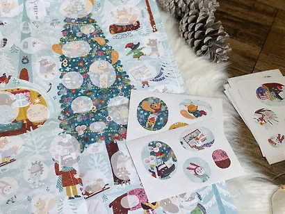 В лес приходит Новый год! Адвент-календарь для малышей - фото 13