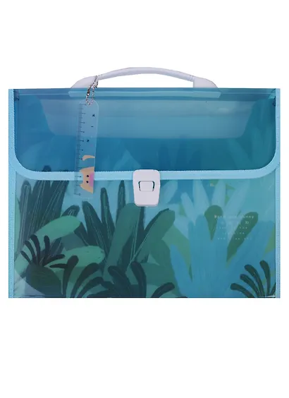 Портфель 12 отд. “Warm and Sunny", пластик - фото 4