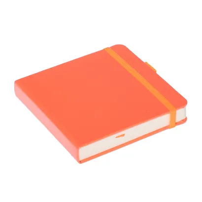 Скетчбук 12*12 80л "Sketchmarker"  неоновый коралл, 140г/м2, слоновая кость, тв.обл. - фото 4
