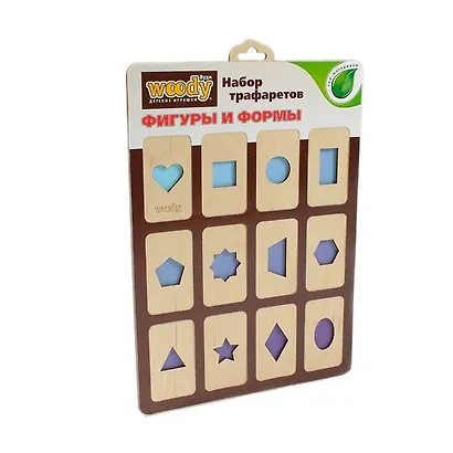 Игрушка Вуди Набор "Фигуры и формы" WI-00228 - фото 1