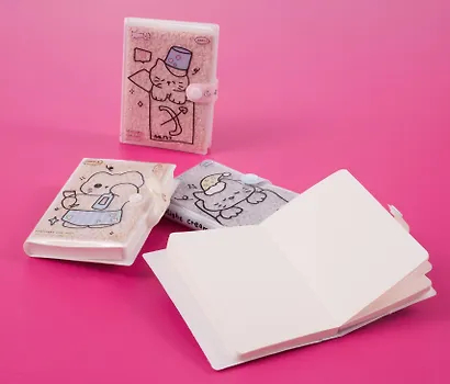 Записная книжка А7, 96 листов, нелинованная, "Сонные котики", в ассортименте - фото 3