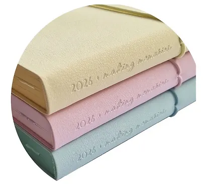 Ежедневник датированный 2026 год, А5, 176 листов, 140x200 мм "Candy", розовый - фото 3