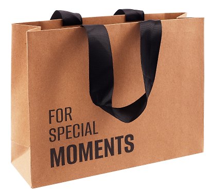 Пакет А5 21*27,5*8 "For special moments" крафт, горизонт., нейтр. - фото 2