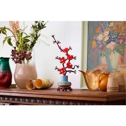 LEGO Icons: Цветок сливы, 327 деталей (10369) - фото 9