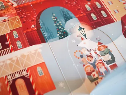 С Новым годом! Большая книга-адвент с окошками - фото 10