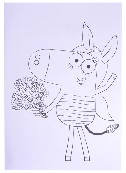 Maxi-постер. Зебра в клеточку - фото 3