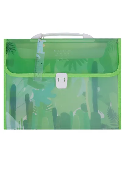 Портфель 12 отд. “Warm and Sunny", пластик - фото 3