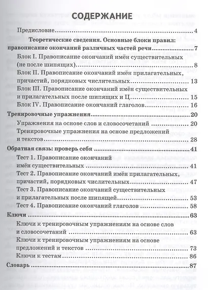 Правописание окончаний различных частей речи. 5-9 классы. ФГОС - фото 2