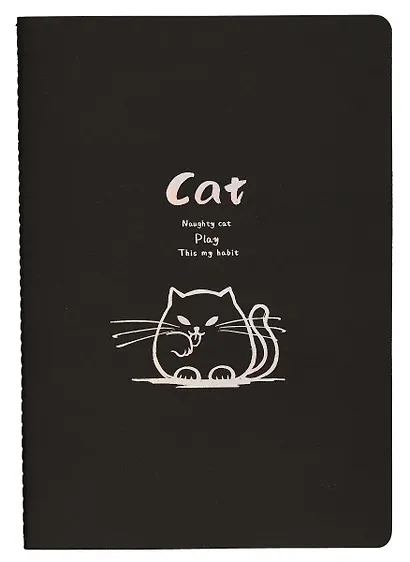 Тетрадь "Сat", 26 листов, в ассортименте - фото 1