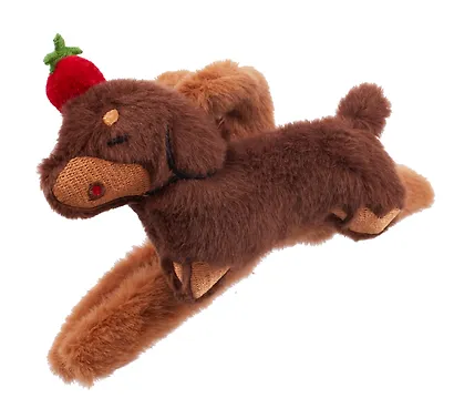 Заколка-крабик «Такса» (плюш) (12,5см) (Lafilaf) - фото 6