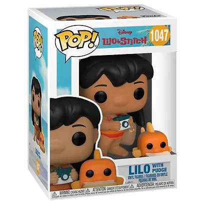 Фигурка Funko POP! Disney Lilo & Stitch Lilo with Pudge (1047) (Fun55621) - фото 2