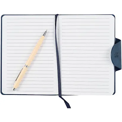 Записная книжка А6 80л лин. "Snap book. No 6" иск.кожа, интегр.переплет, клапан, термотиснение, ляссе, инд.уп. - фото 3