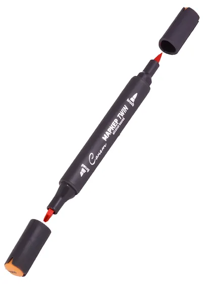 Маркер художественный "Сонет" Twin Brush абрикосовый, Сонет - фото 2