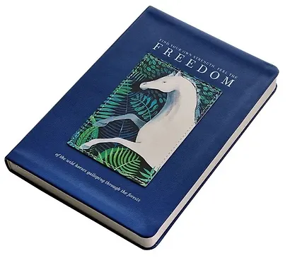 Ежедневник дат. 2026г. А5 176л 140x200 мм "Art" синий, иск.кожа, интегр.переплет, скругл.углы - фото 2