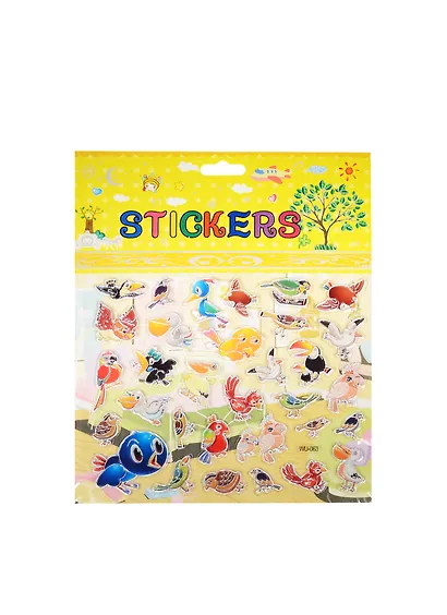 Набор для творчества Наклейки WU-063, птицы - фото 1