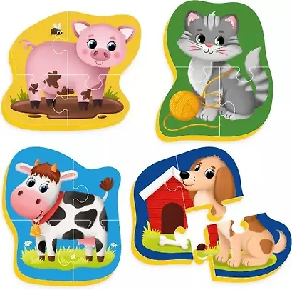 Мягкий пазл "Домашние животные" - фото 2