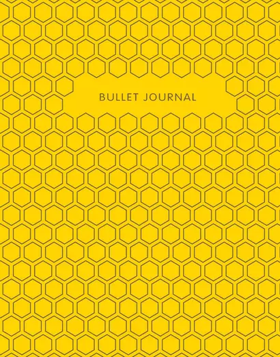 Книга для записей Bullet Journal, 60 листов, желтая - фото 1