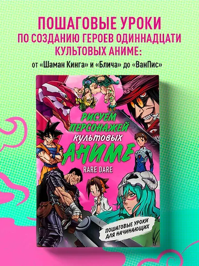 Рисуем персонажей культовых аниме. Пошаговые уроки для начинающих - фото 4