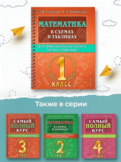 Математика в схемах и таблицах. Все темы школьного курса. Тесты с ответами. 1 класс - фото 11