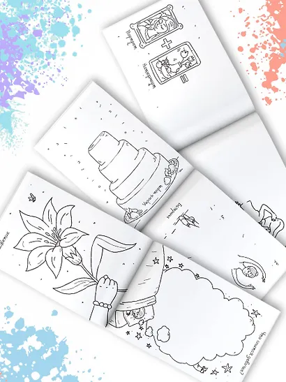 Девочкам. Скетч-раскраска - фото 5