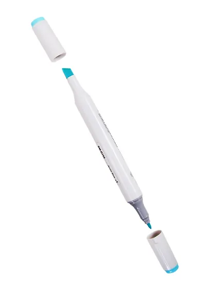 Маркер двухсторонний Арктический голубой, спирт.основа, цв.G153, Sketchmarker - фото 4