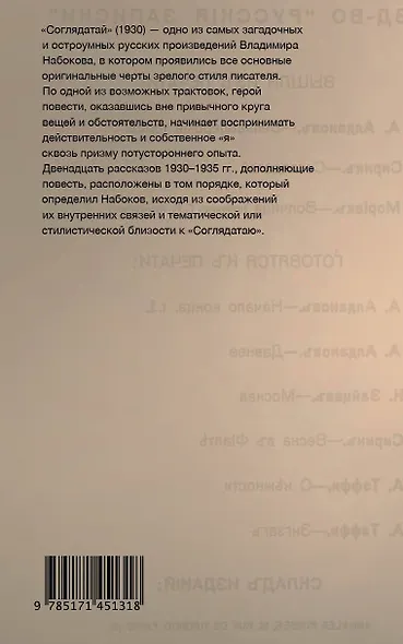 Соглядатай. Повесть. Рассказы - фото 2