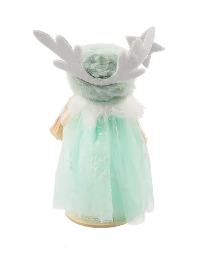 Новогоднее украшение Девочка в шапочке с рожками (текстиль) (16см) (12-06277-NY-18) - фото 7