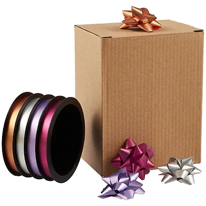 Набор для упаковки «Оттенки лаванды», 4 банта, 4 ленты - фото 2