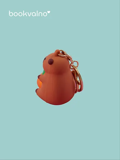 Брелок-фонарик Капибара (ПВХ) (4х5) - фото 2