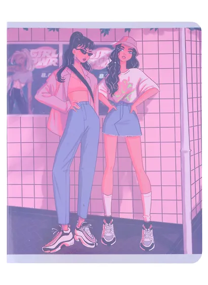 Тетрадь в клетку Listoff, "Instagram girls (Эксклюзив)", 48 листов, в ассортименте - фото 3