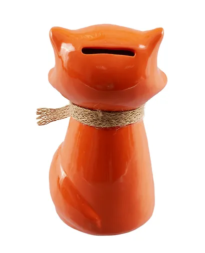 Копилка Лисичка (керамика) (16см) - фото 3