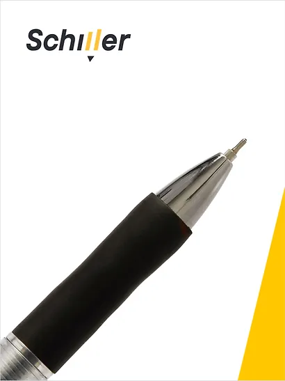 Ручки шариковые автоматические черные 12 штук "Accent" 0,7 мм, Schiller - фото 2