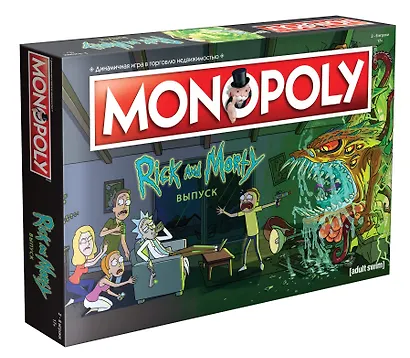 Настольная игра, Hobbyworld Монополия. Рик и Морти 503386 - фото 1