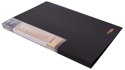 Папка с бок.прижимом А4 "PRISMA NEON", пластик 20мм, ассорти, - фото 6