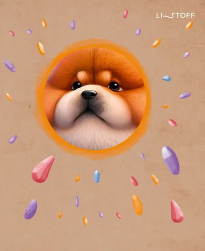 Тетрадь в клетку Listoff, "Кругляши", 48 листов, двойная обложка, в ассортименте - фото 2