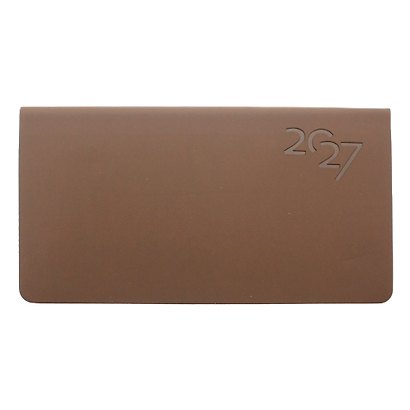 Планинг дат. 2027г. 64л "Soft Touch" американо, иск.кожа, интегр.переплет, тонир.блок, скругл.углы, ляссе, инд.уп - фото 2