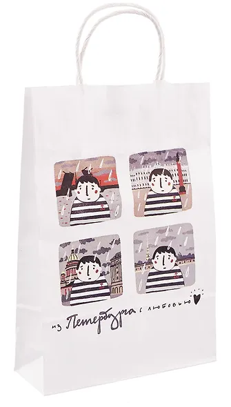 Пакет 31*21см "С любовью" - фото 1