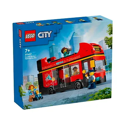 LEGO City: Красный двухэтажный экскурсионный автобус, 384 детали (60407) - фото 2