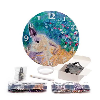 Набор для творчества. Алмазные узоры. Часы "Пшеничное поле". 20 см - фото 2