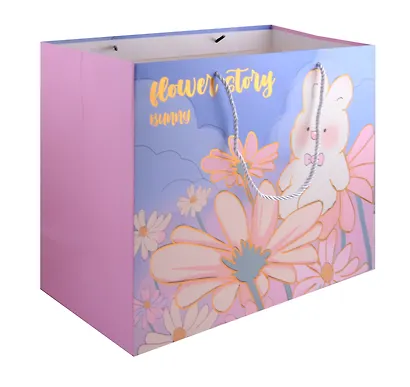 Пакет А4 26*32*12 "Flower story" горизонт., дет., бум.мат.ламинат - фото 3