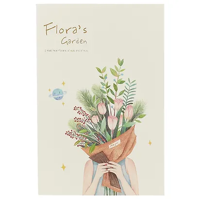 Тетрадь в линейку JoyTop, Floras garden, А5, 38 листов, в ассортименте - фото 1