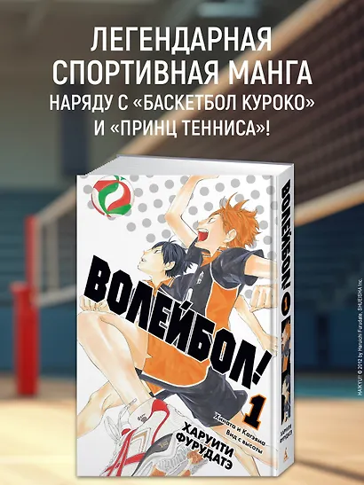 Волейбол! Том 1 - Хината и Кагэяма. Вид с высоты (Haikyuu!). Манга - фото 4