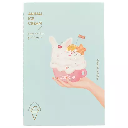 Тетрадь в линейку JoyTop, Animal Ice cream, 32 листа, в ассортименте - фото 1